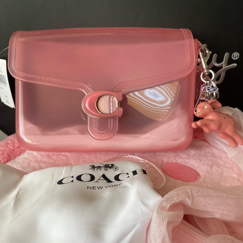 COACH flower pink jelly tabby 💞🎀